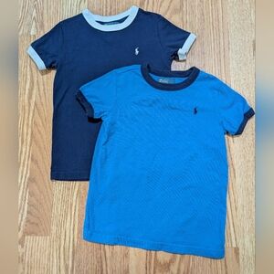 Vintage Polo by Ralph Lauren Kids' Blue and Navy T-Shirts 4T